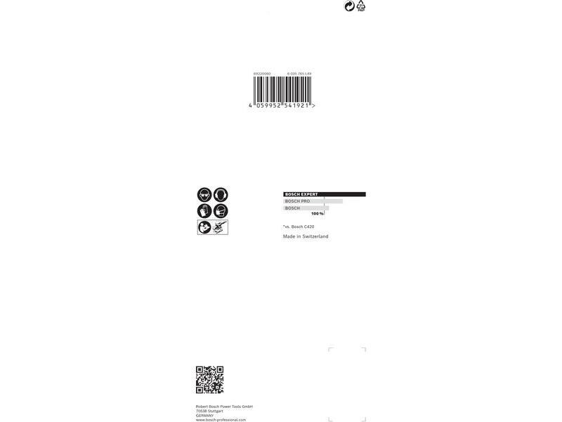 Bosch Professional Schleifpapier EXPERT C470, 93 x 186 mm, Schnelles Schleifen von Farbe und Holz