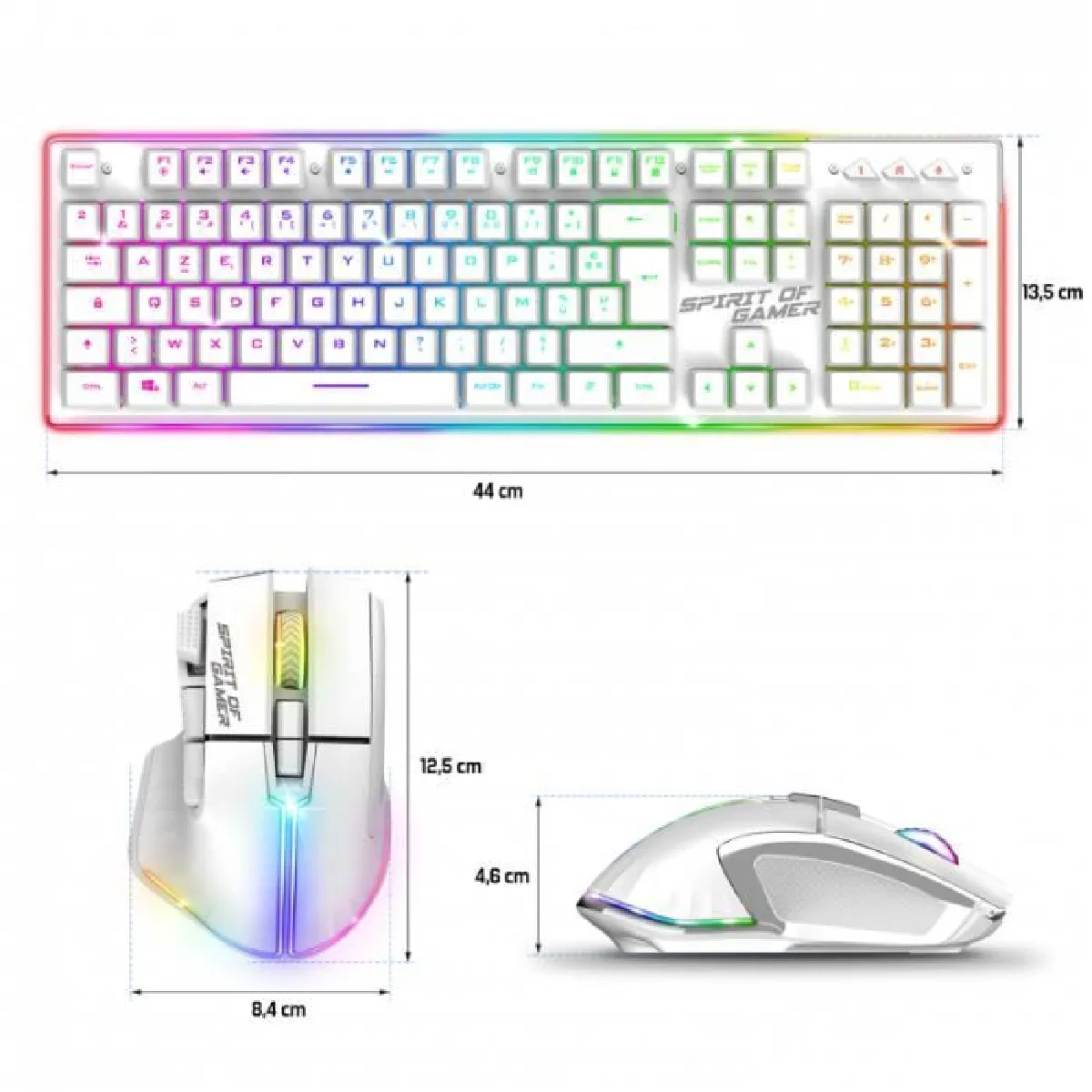 Under Control CASQUE GAMER BLANC + Clavier