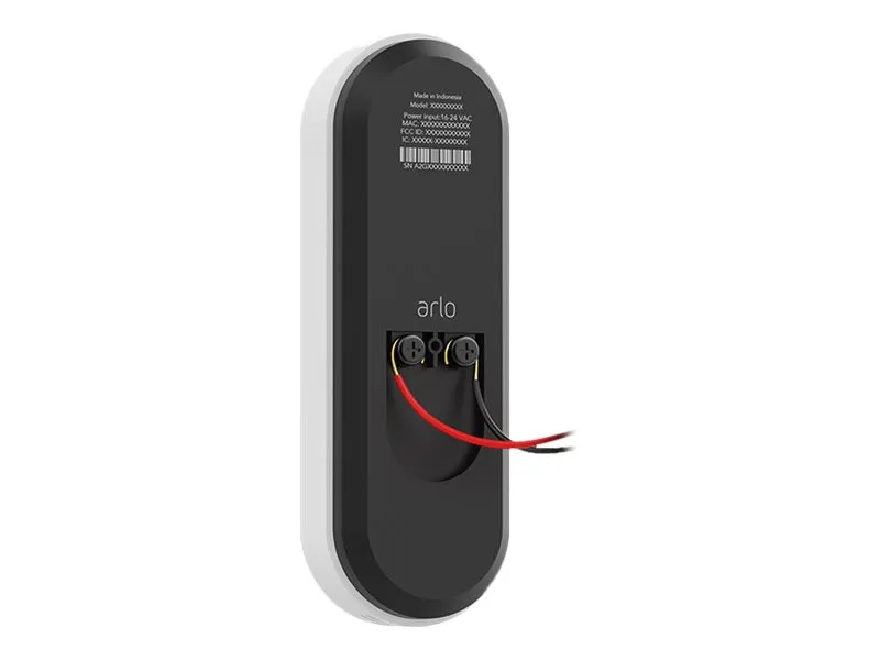 Arlo Video Doorbell - Video intercom system - trådløs (Wi-Fi) - 1 kamera(er)