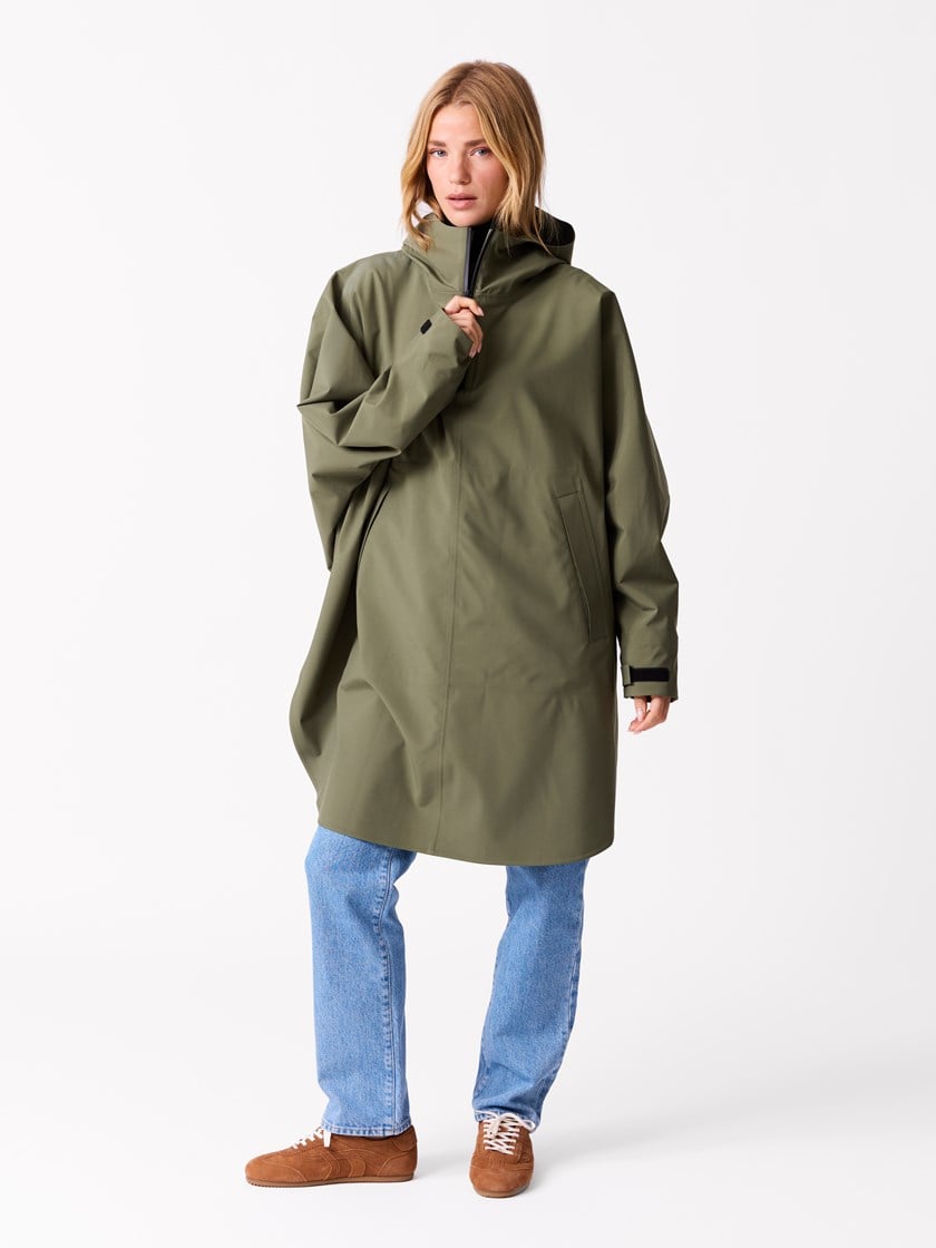 Candra regnponcho Winter Moss