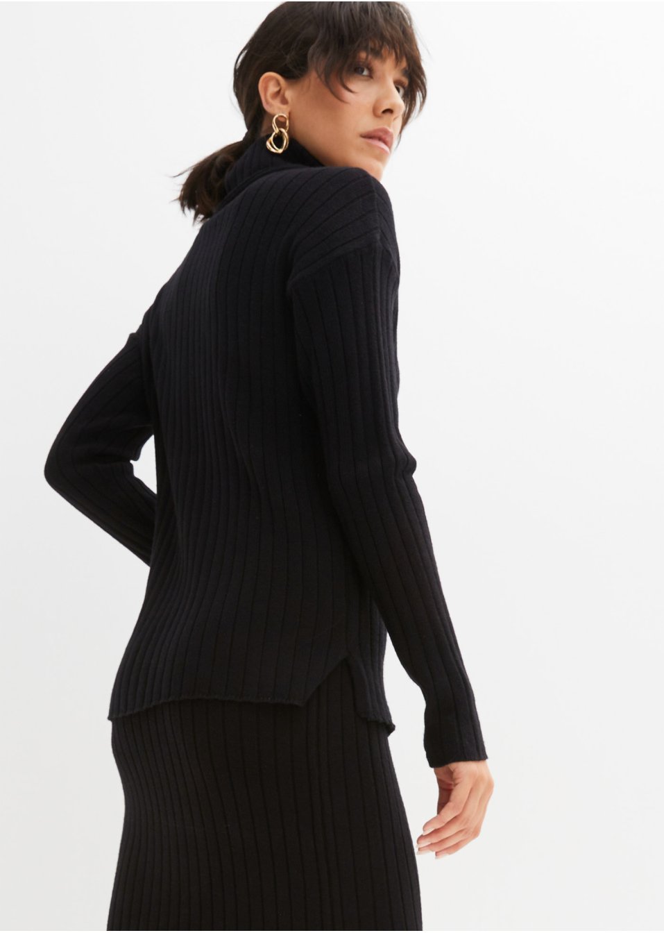 Pull à col roulé