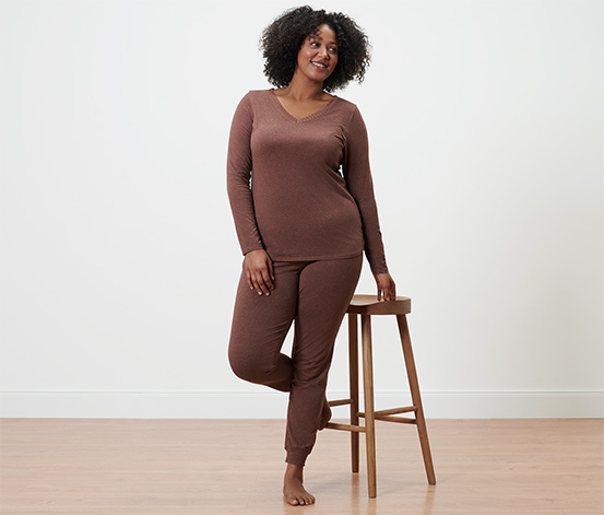 Pyjama mit Spitze