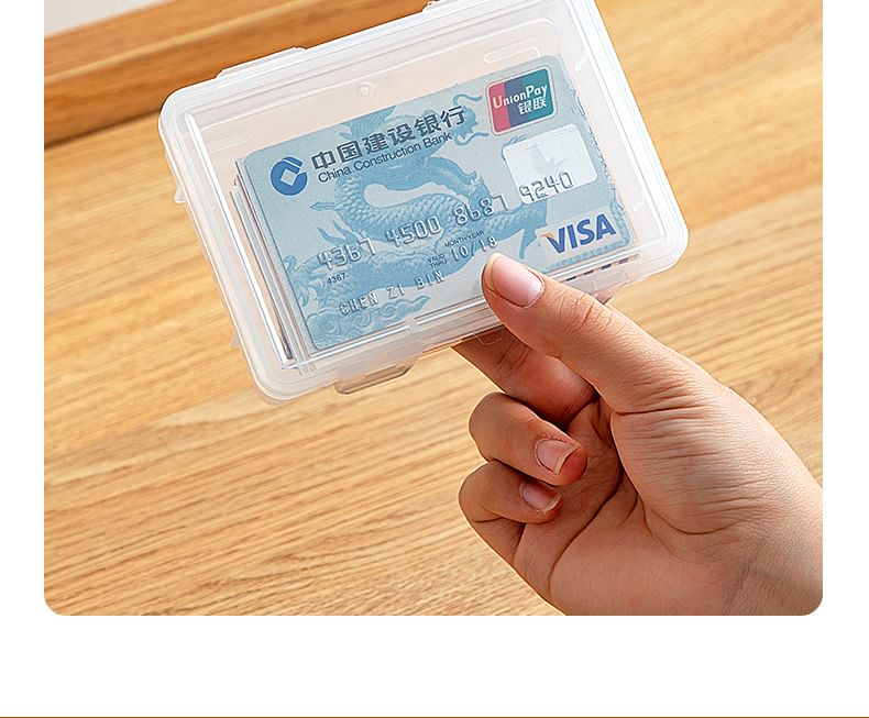 Sabam - Plastic kaartopbergdoos (verschillende ontwerpen)