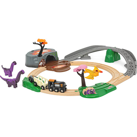 BRIO togbanesæt med dinosaurer 36094