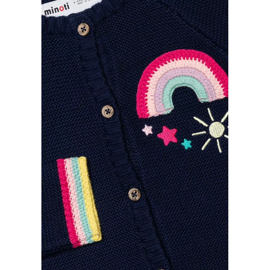 MINOTI Strickjacke Blau