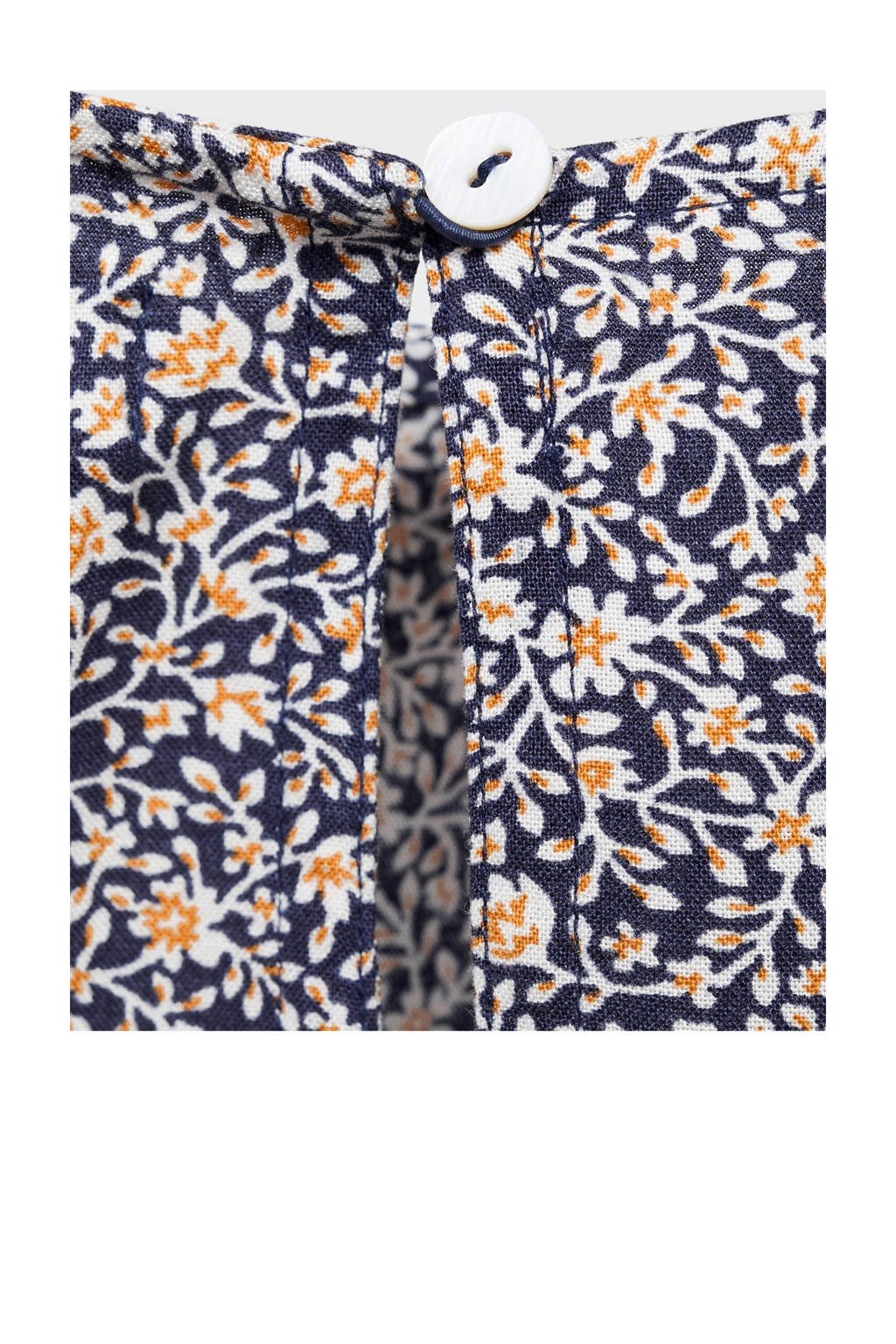 Mango Kids korte jurk donkerblauw