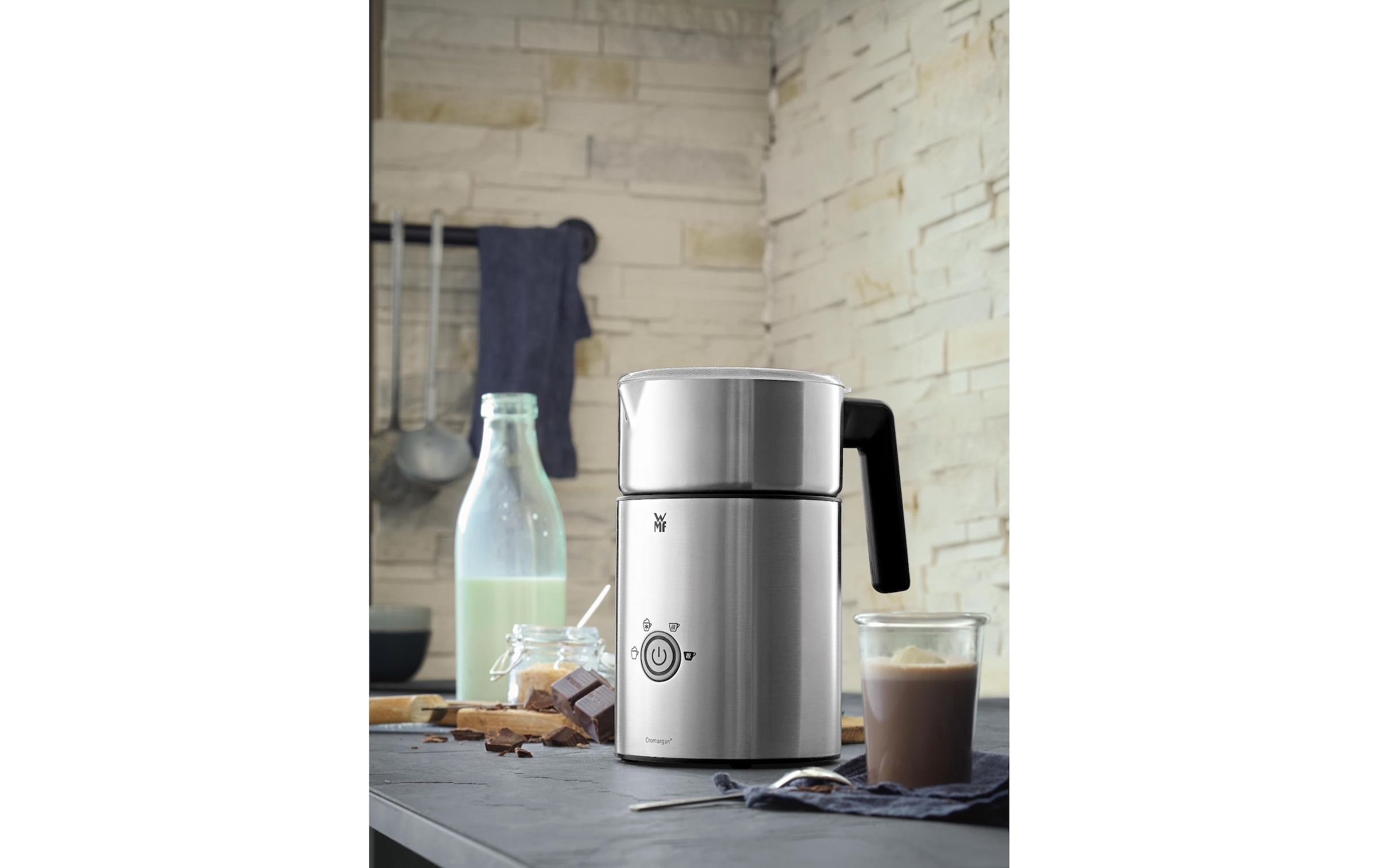 WMF Milchaufschäumer »LONO Milk & Choc Silber« 650 W