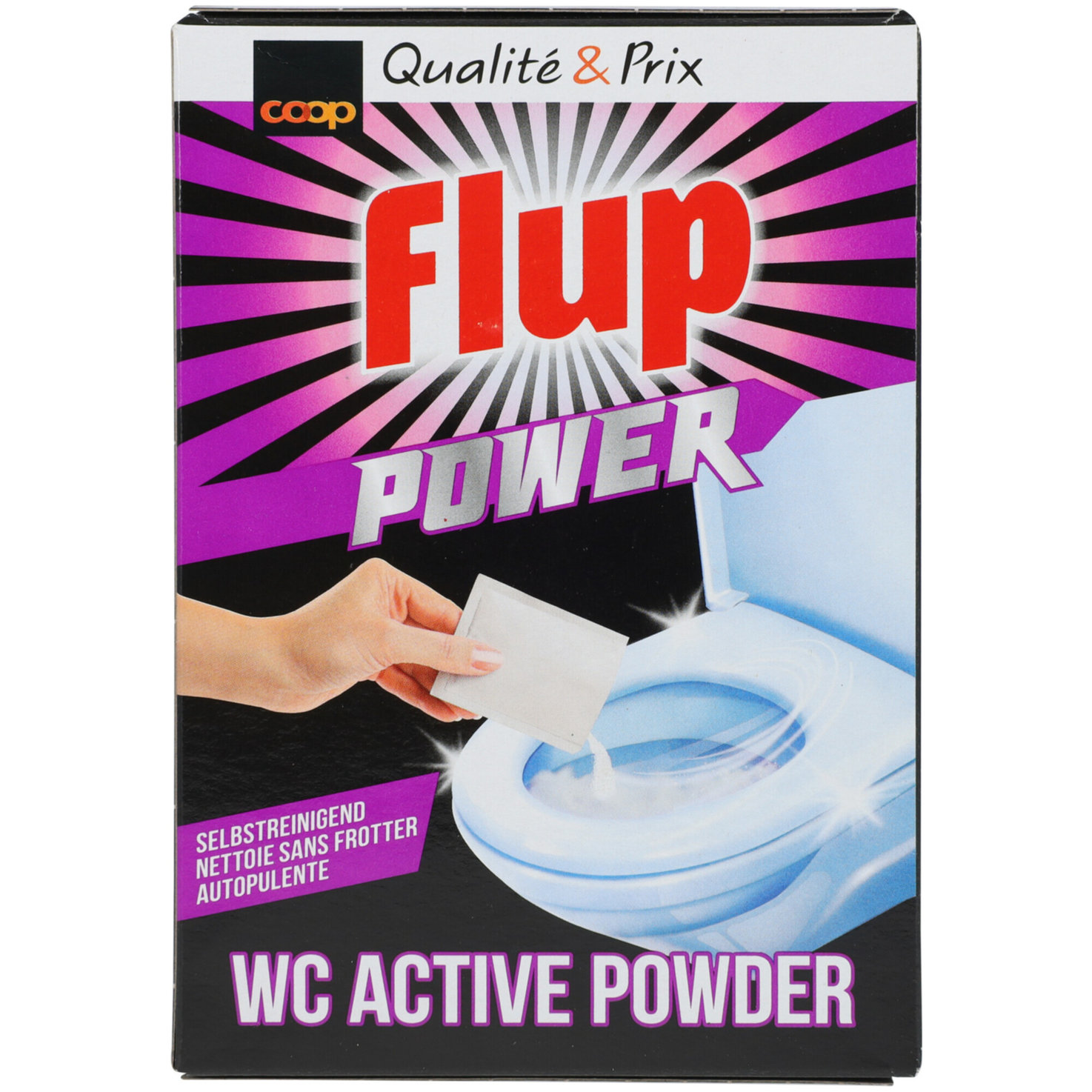 Flup Power WC Active Powder 4x100g