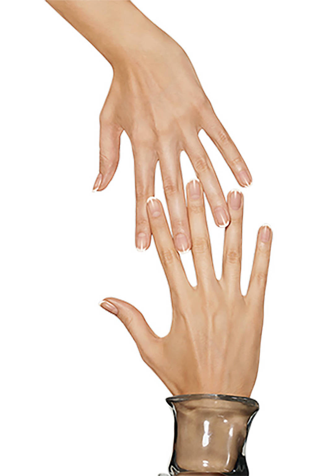 bladert afDouble Duty Strengthening base & top coat