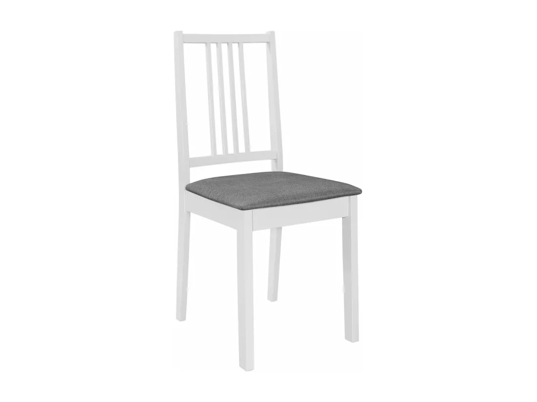 Mobilier de salle à manger 5 pcs MDF Blanc