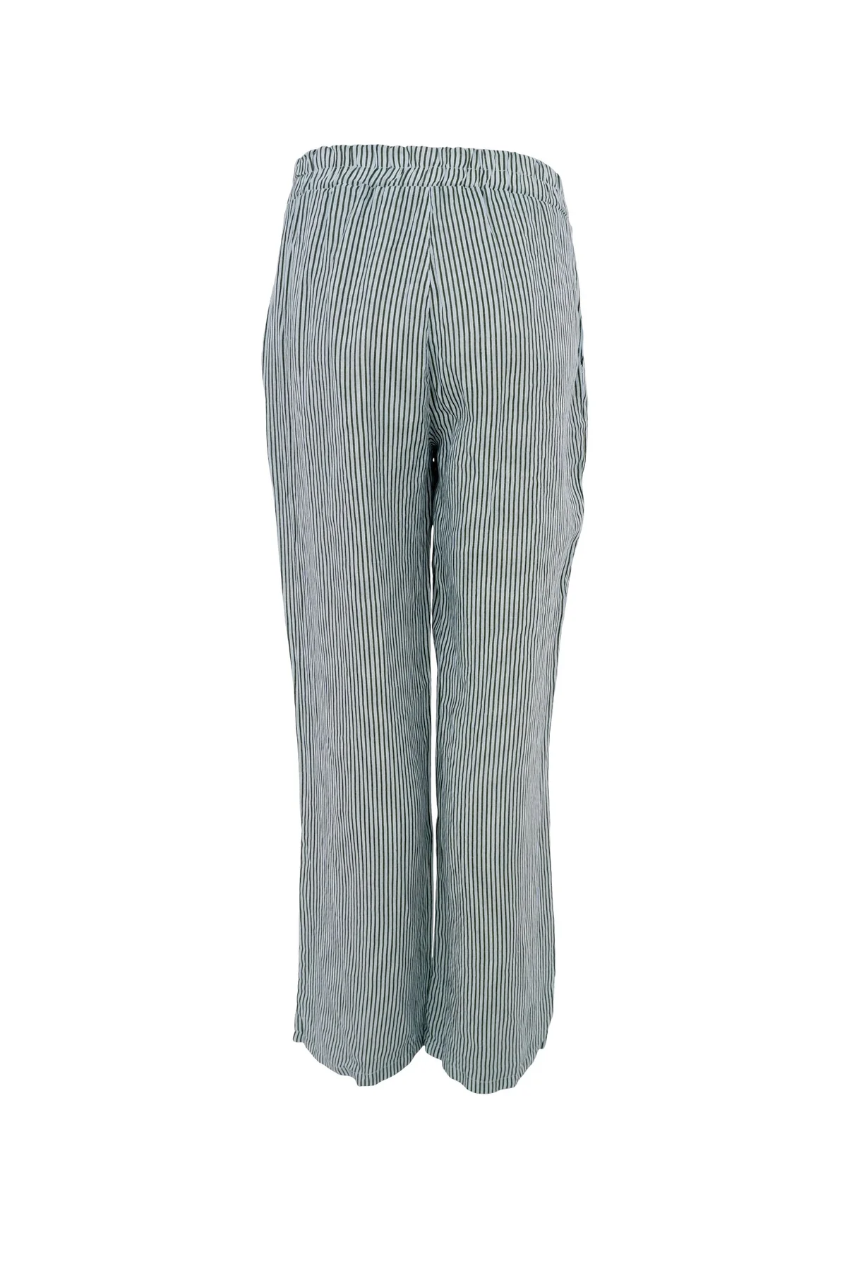 Black Colour Bcmelina Wide Linen Pant safari green
