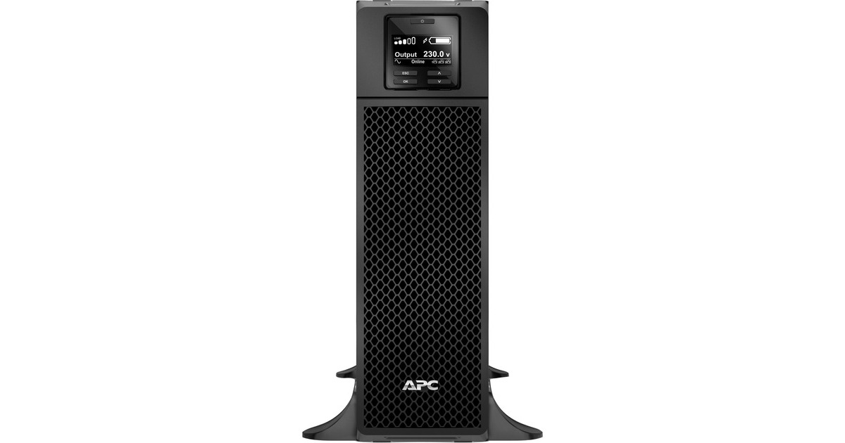 APCSmart-UPS On-Line 5000VA noodstroomvoeding ups  (Zwart, 6x C13, 4x C19 uitgang, Embedded NMC, SRT5KXLI)