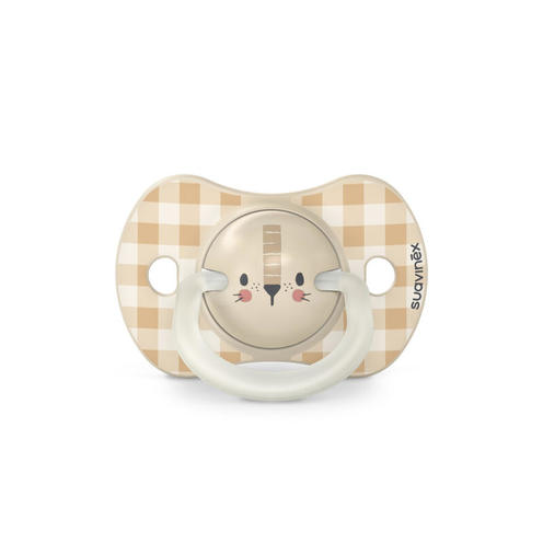Pack de 2 sucettes 0-6 mois SX PRO Night&Day Beige - SUAVINEX