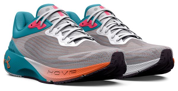 Chaussures de Running Under Armour HOVR Machina Breeze Blanc Orange Bleu