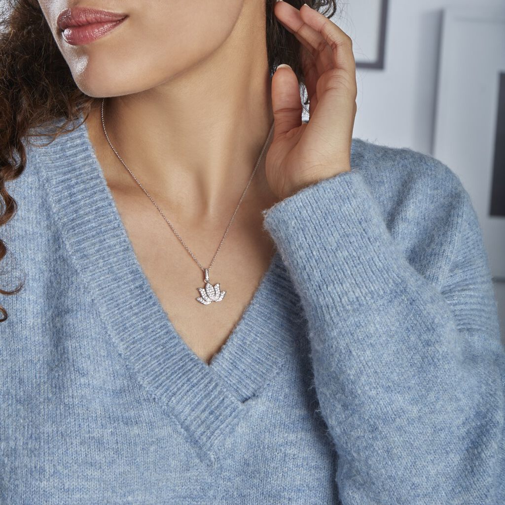 Collier Argent Cassien Oxyde