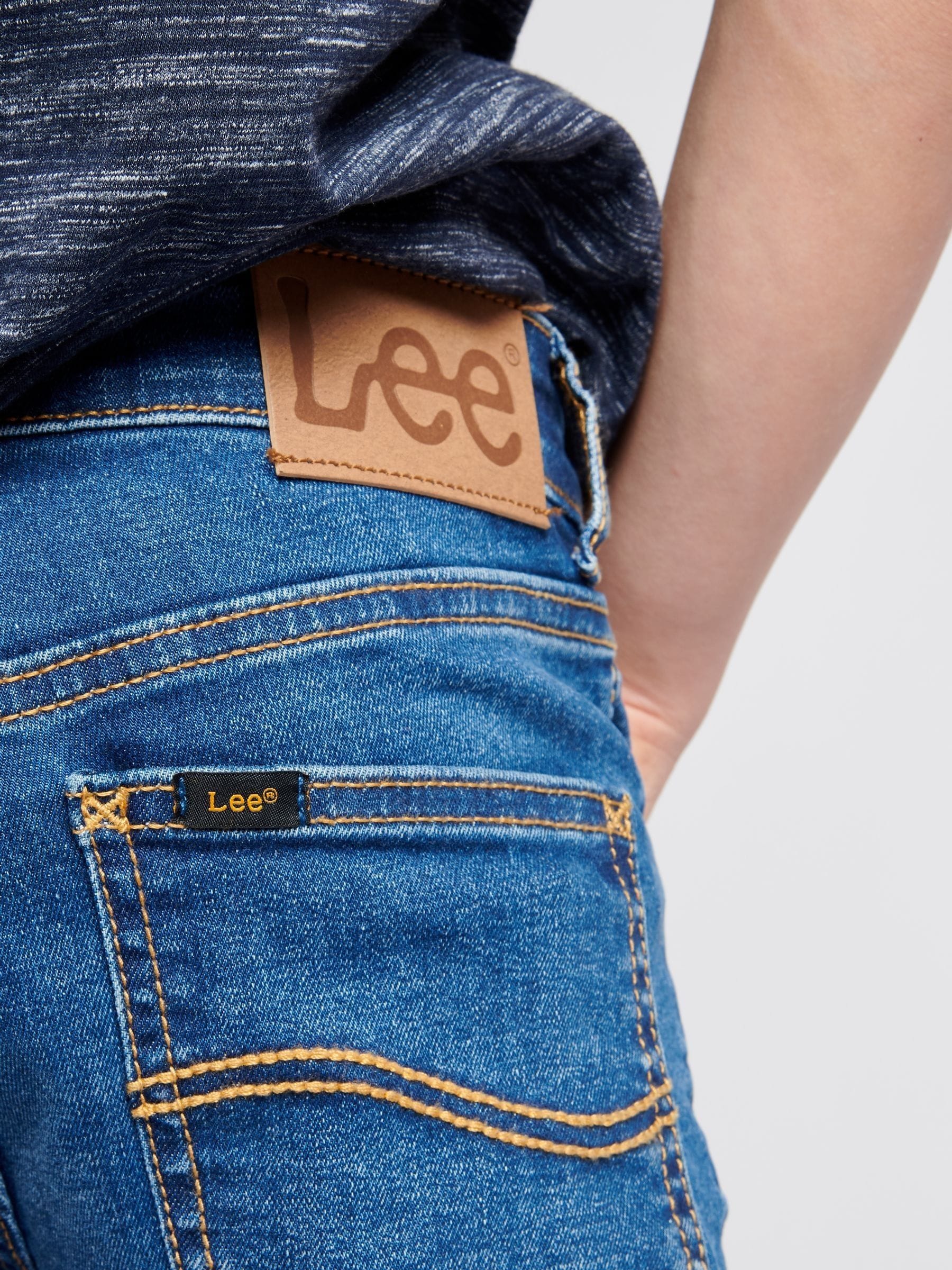 Normaal blauw - Lee Luke Slim Fit Jeans