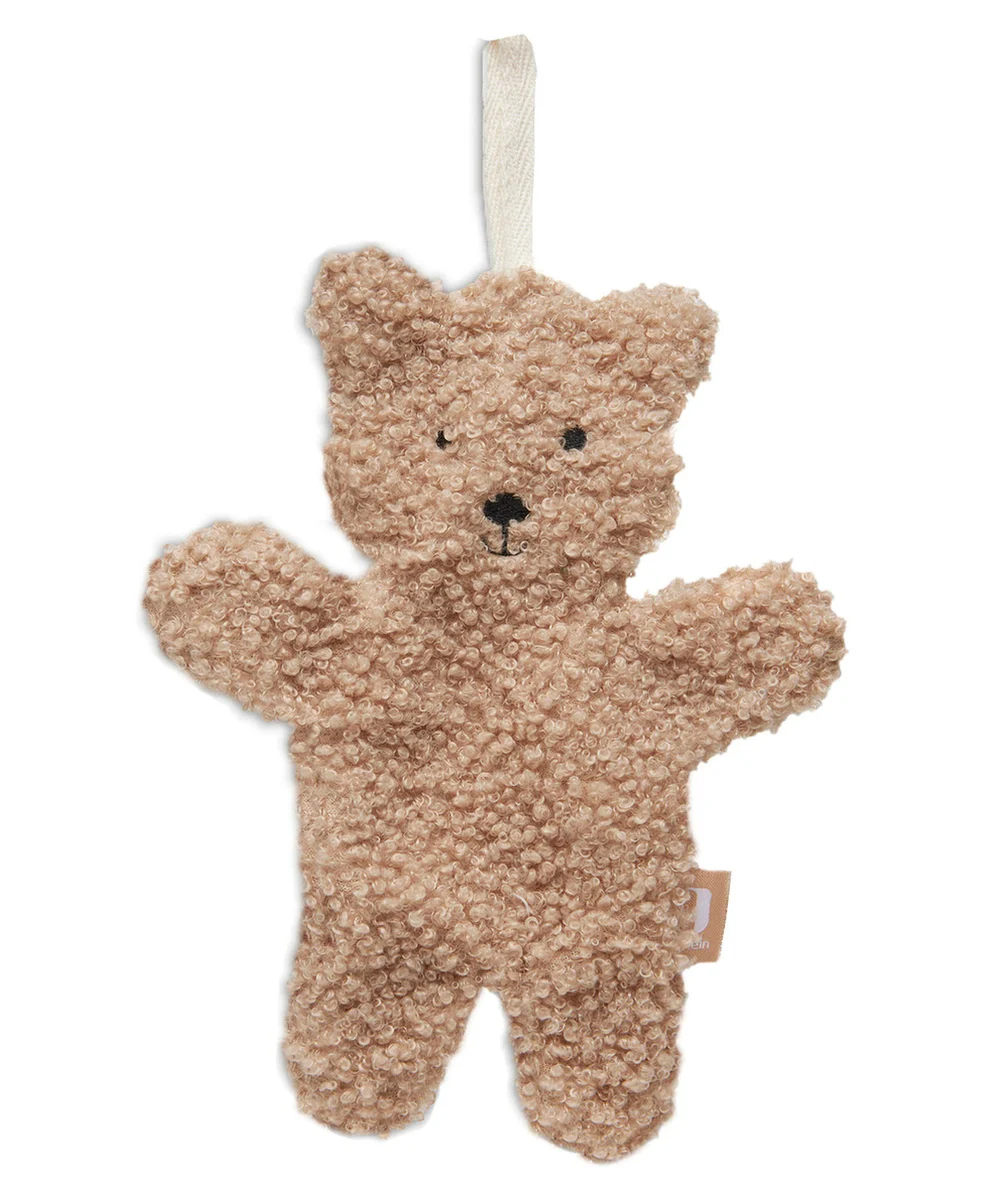 JOLLEINATTACHE TÉTINE OURS EN SHERPA MARRON