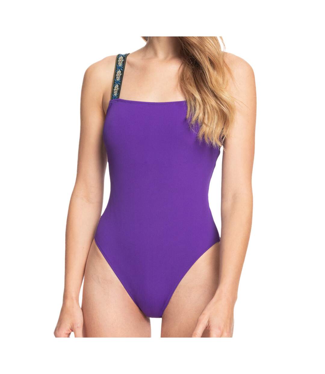 Maillot de Bain Violet Femme Quiksilver The Rib