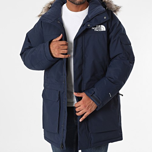 Parka Capuche Fourrure McMurdo Bleu Marine