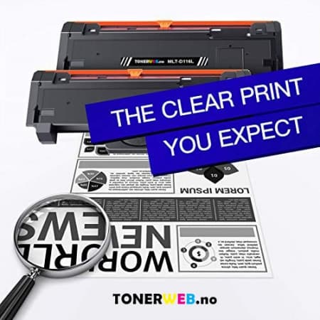 Samsung Toner Sort (3.000 sider) - Erstatter MLT-D116L (1 stk.)