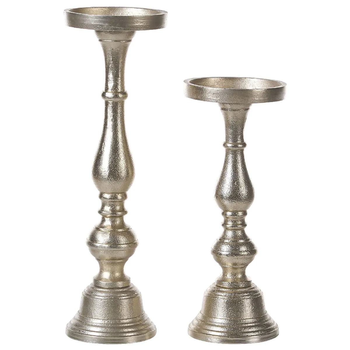 Beliani Bougeoir CUBA Set de 2 - Doré