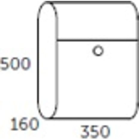 Allux postkasse model 9000 - varmt/zink galvaniseret