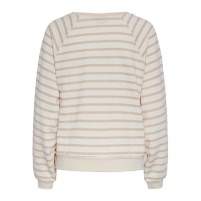 Sweatshirt femme Pcgreta Emb Lurex Bc Fc PIECES