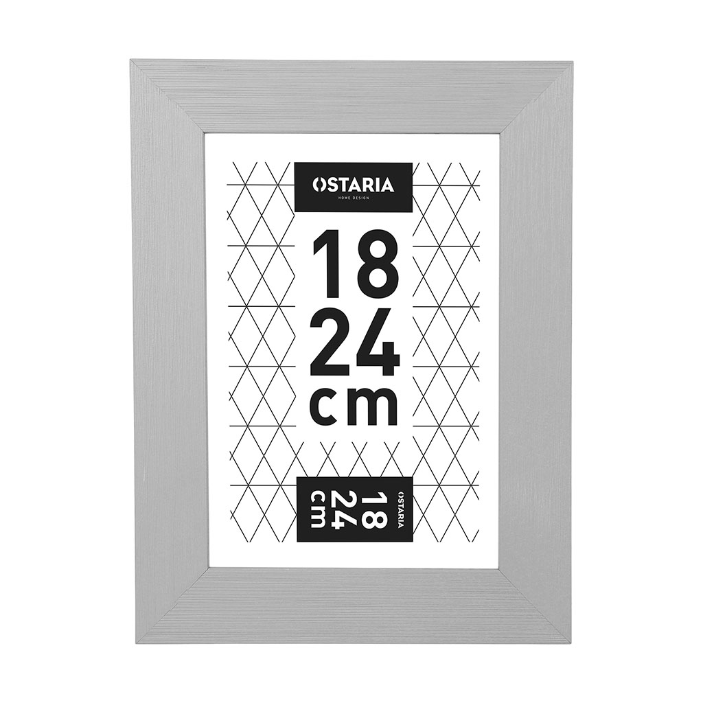 Cadre photo ZOÉ gris 18x24cm
