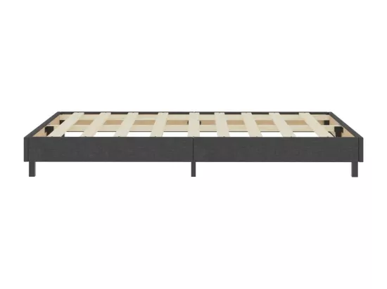 Sommier tapissier Gris foncé Tissu 120x200 cm
