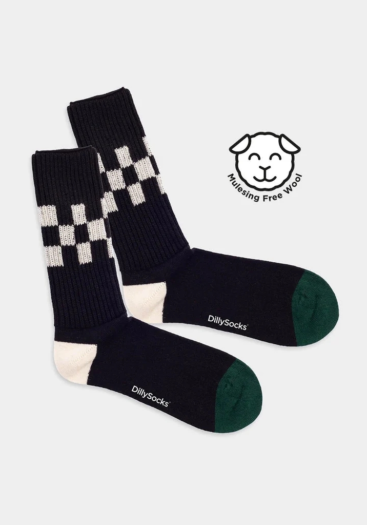 DillySocks Wollsocken Cozy Reto