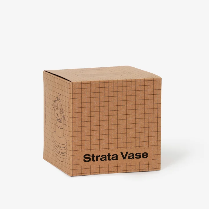 Areaware - Strata Vase, creme