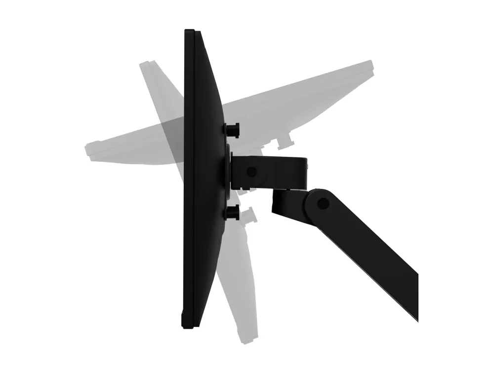 Ergotron LX Pro - Monteringssæt (drejelig arm) - modulær - for LCD display - sort - skærmstørrelse: op til 34