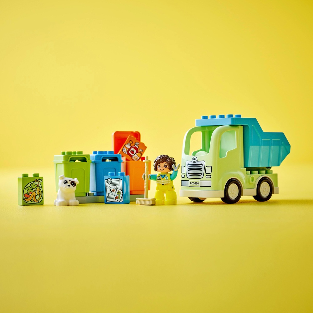 LEGO DUPLO 10987 Stadt Recycling-LKW Farbsortier-Spielset