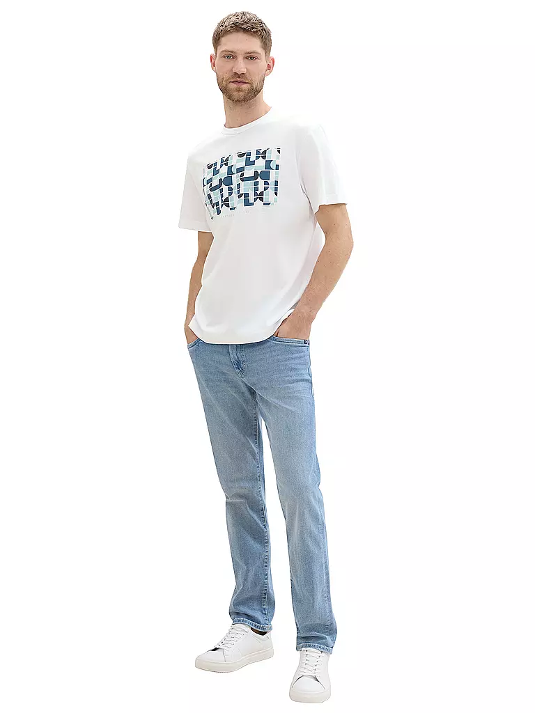 TOM TAILOR T-Shirt weiss