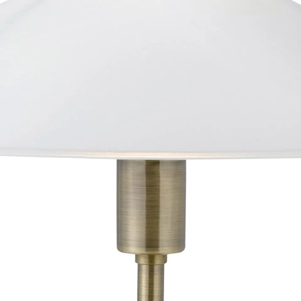 EGLO Solo 1 - Tafellamp - 1 Lichts- Ø260mm. - Brons, Noot - Wit