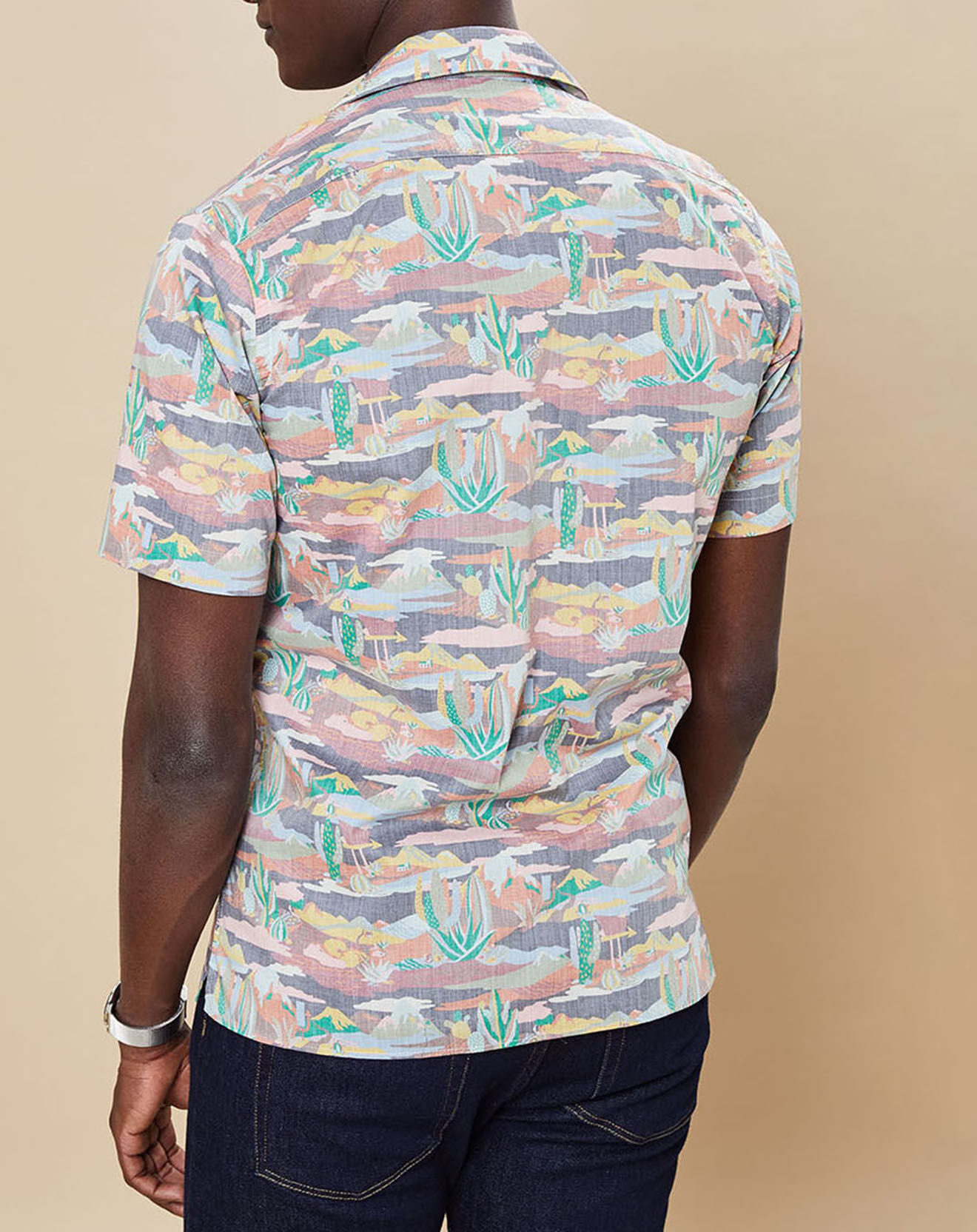 Hartford Chemise Slim Fit Slam 02 Mc imprimée multicolore