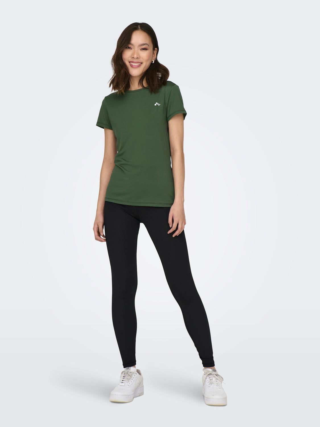 ONPMILA-NIKA-3 Hohe Taille Enger Schnitt Sportleggings Black