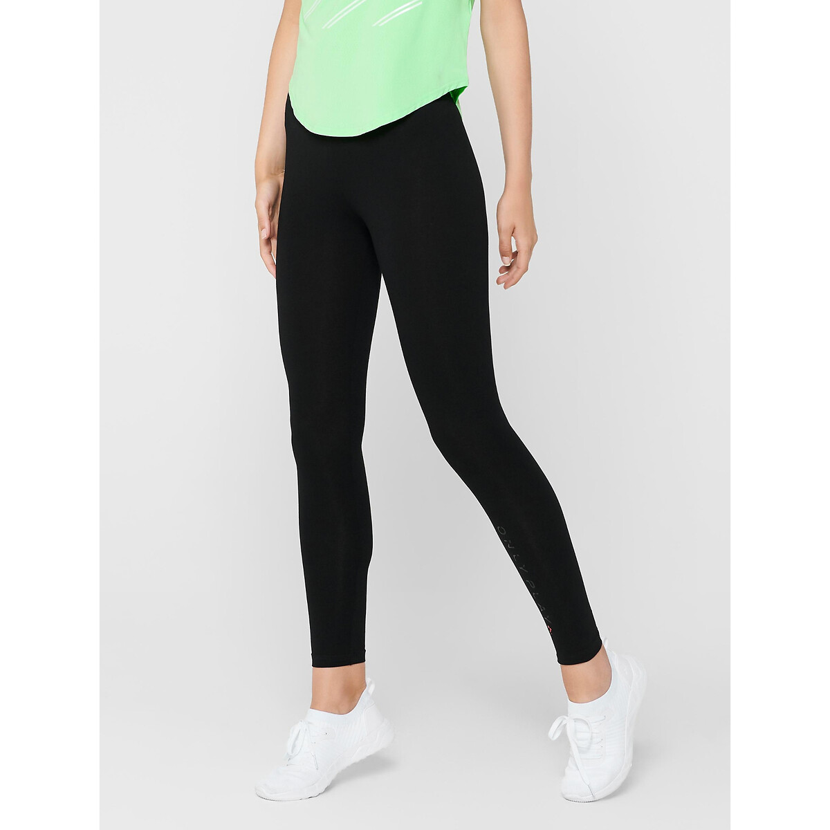 ONLY PLAY<br>Leggings Noon em malha, com cintura elástica