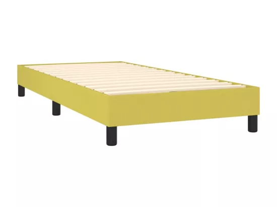 Sommier tapissier Vert 100x200 cm Tissu