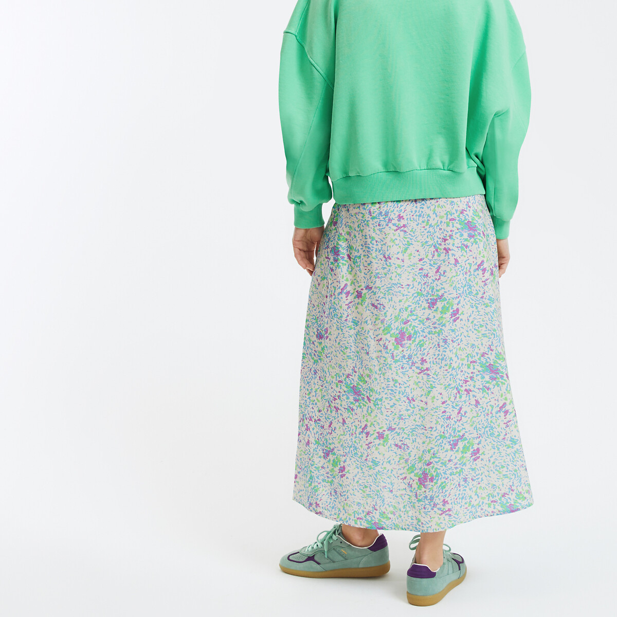 COLEÇÕES LA REDOUTE<br>Saia longa estampada
