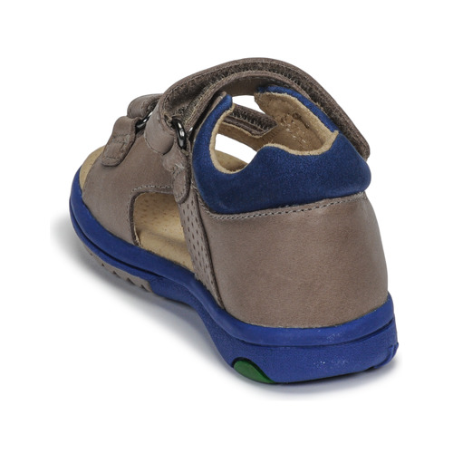 Kickers - PLAZABI - Gris / Bleu