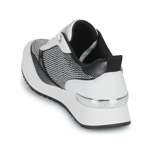 MICHAEL Michael Kors - ALLIE STRIDE TRAINER Blanco / Negro / Plateado