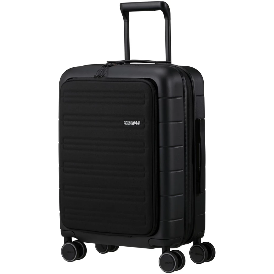 American Tourister Novastream - 4-Rollen Kabinentrolley Smart 55 cm erw. USB dark slate