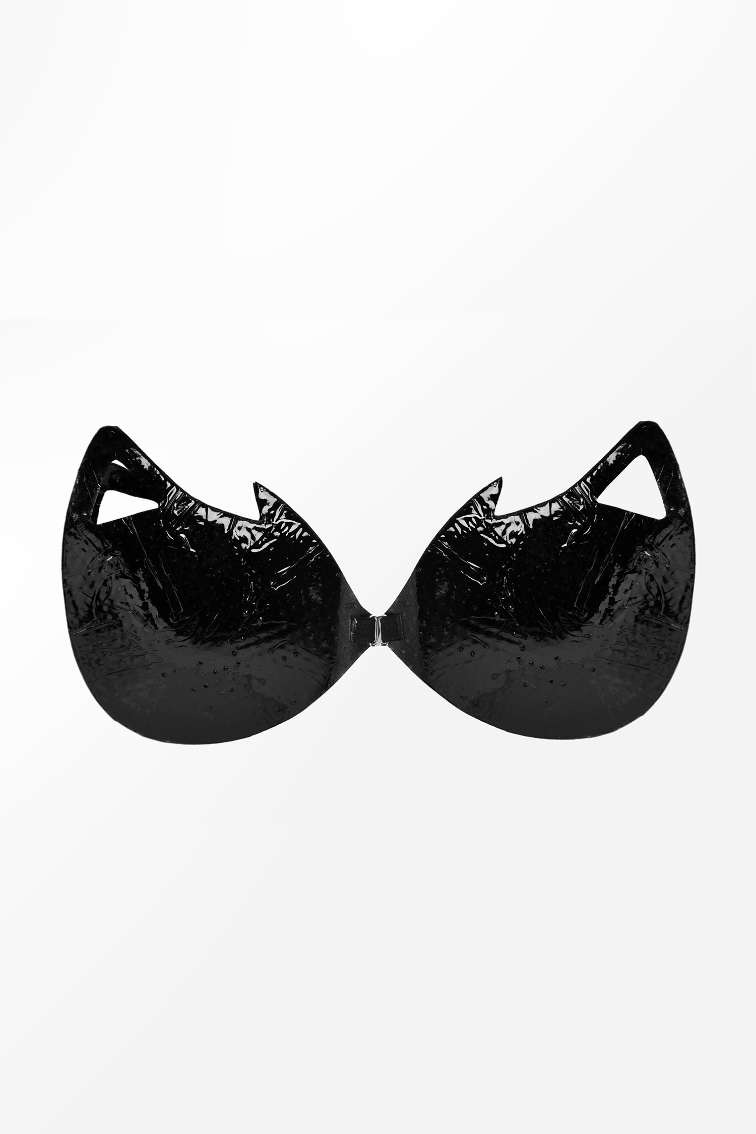 Soutien-gorge adhésif à chat noir