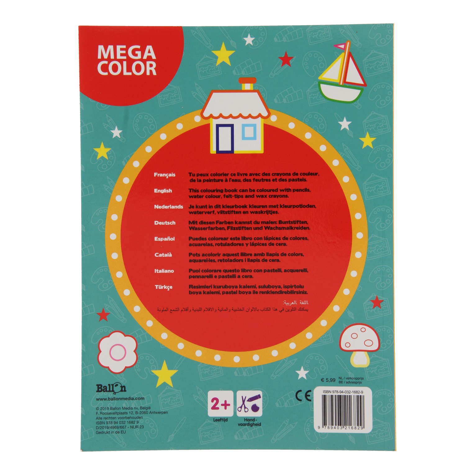 Mega Color Kleurboek 2+