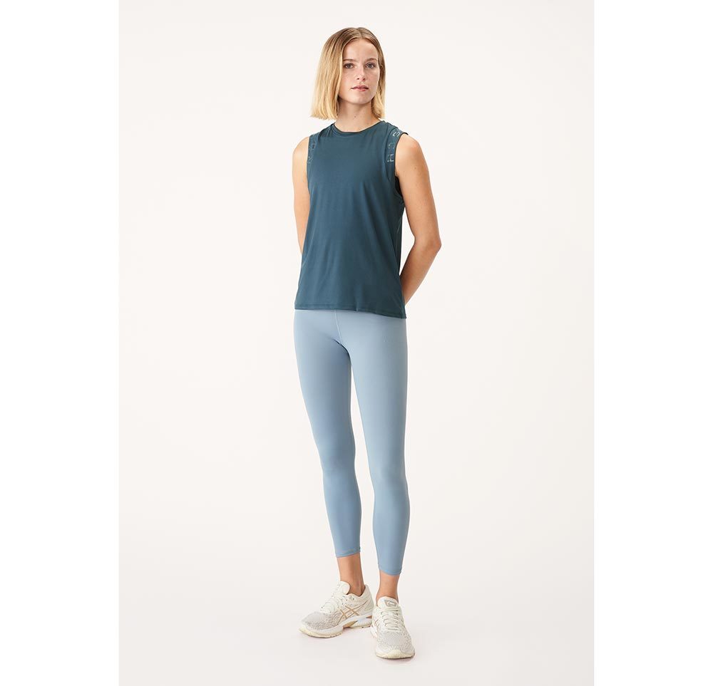 Röhnisch Kay Hardloopshirt Zonder Mouwen Donkerblauw Dames