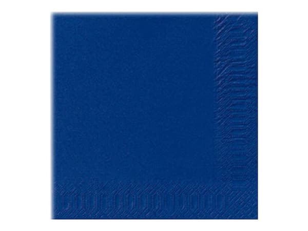 Duni - Serviett - Størrelse 33 x 33 cm - avhendbar - mørk blå (en pakke 125)