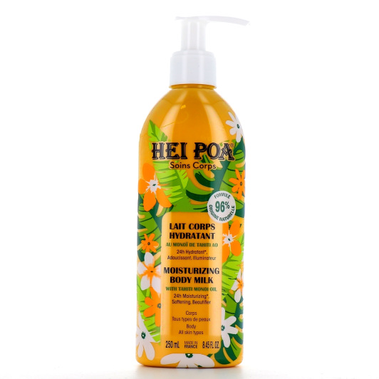 Lait corps hydratant au Monoï de Tahiti Hei Poa