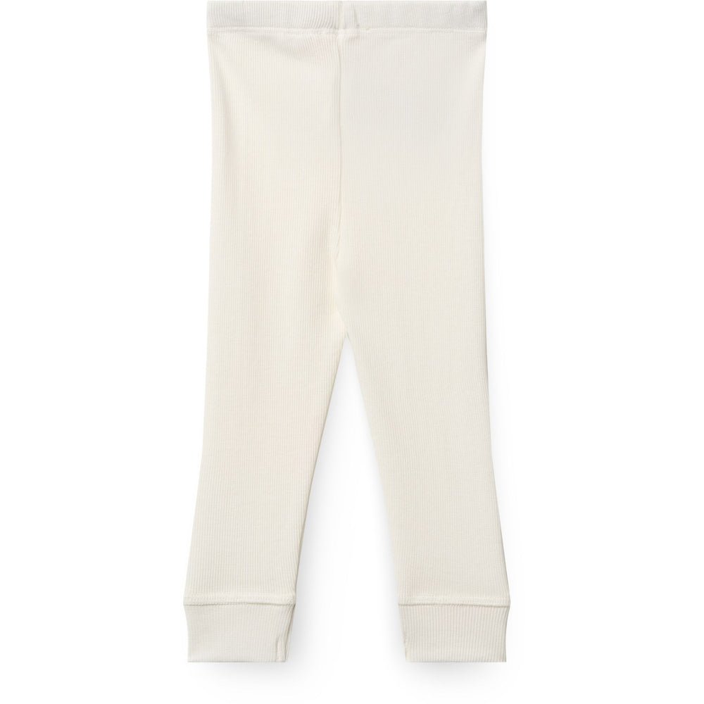 Køb COPENHAGEN COLORS Cream Modal Rib Leggings