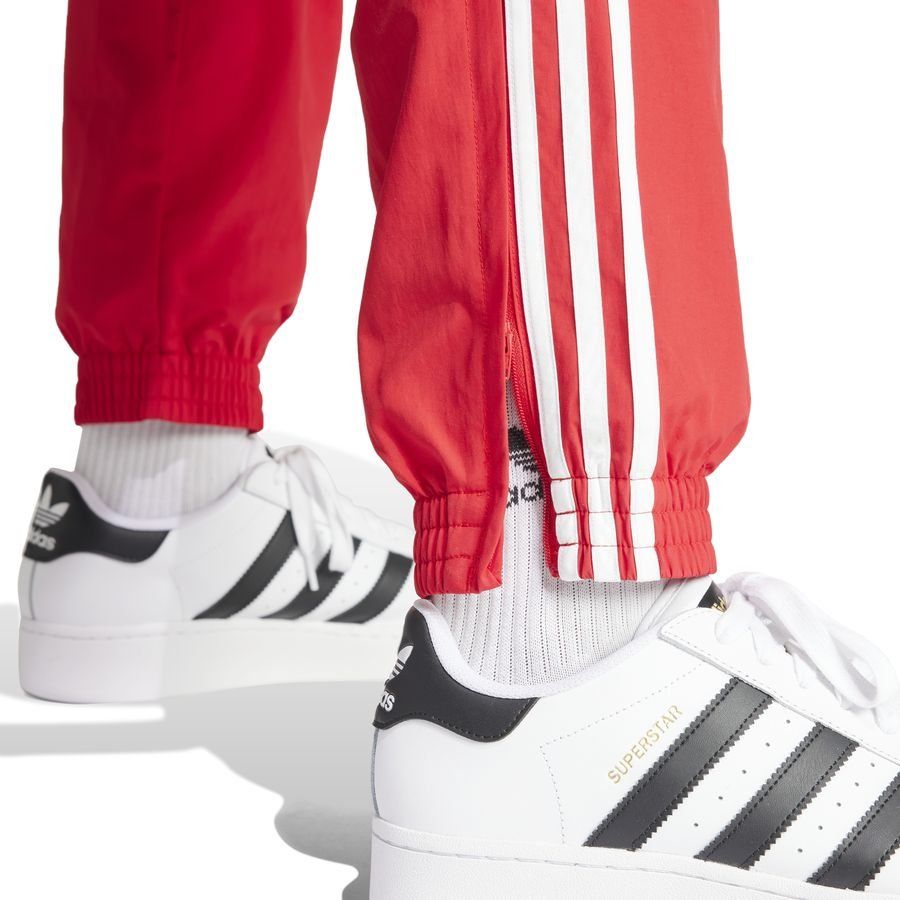 adidas Originals Bas de Survêtement Firebird Woven - Rouge/Blanc